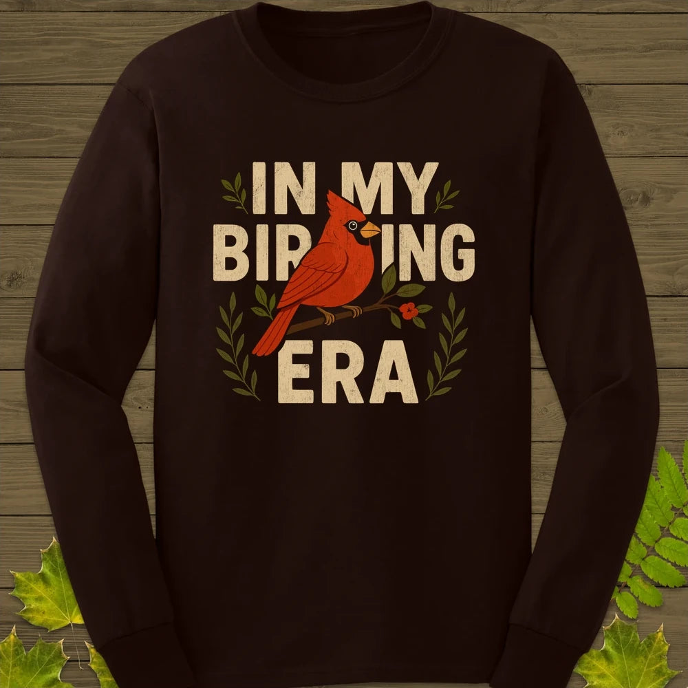 Birding Era Long Sleeve Dark Chocolate