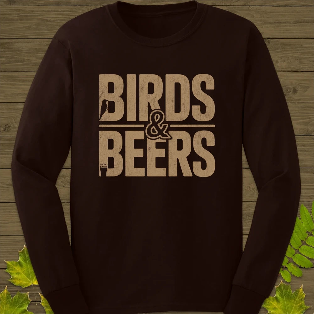 Birds & Beers Long Sleeve Dark Chocolate