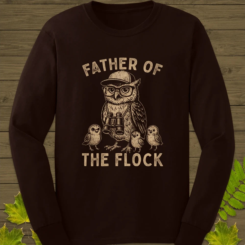 Father Of The Flock Long Sleeve Dark Chocolate