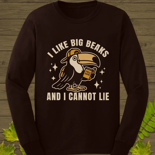 Big Beaks Long Sleeve Dark Chocolate