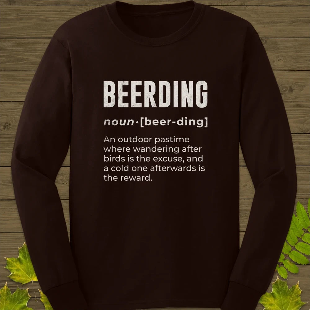 Beerding Definition Long Sleeve Dark Chocolate