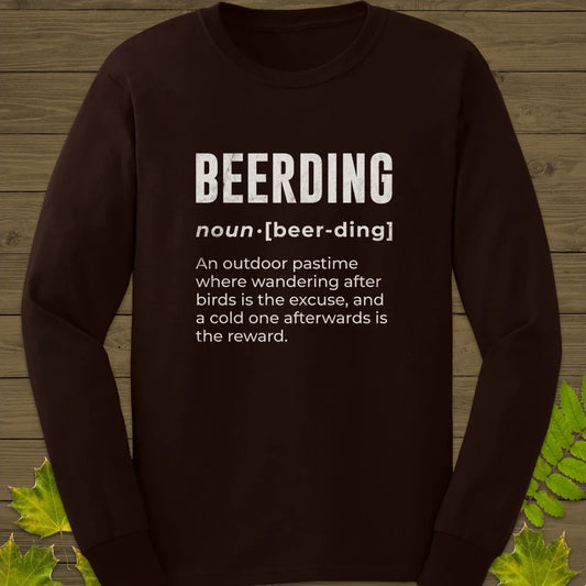 Beerding Definition Long Sleeve Dark Chocolate