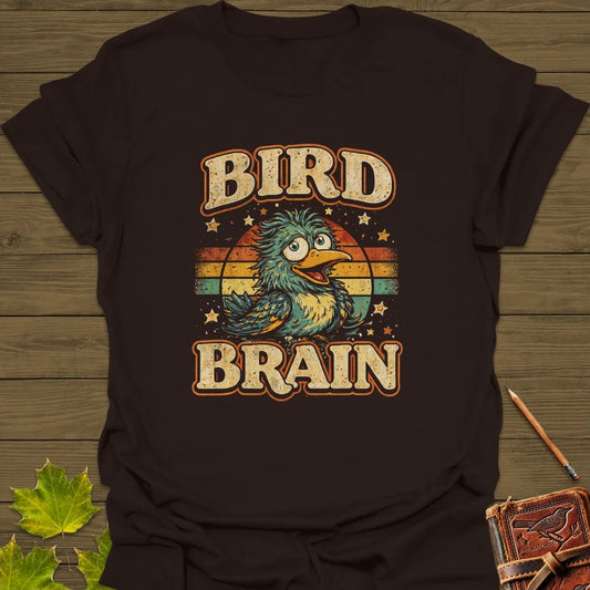 Bird Brain T-Shirt in Dark Chocolate