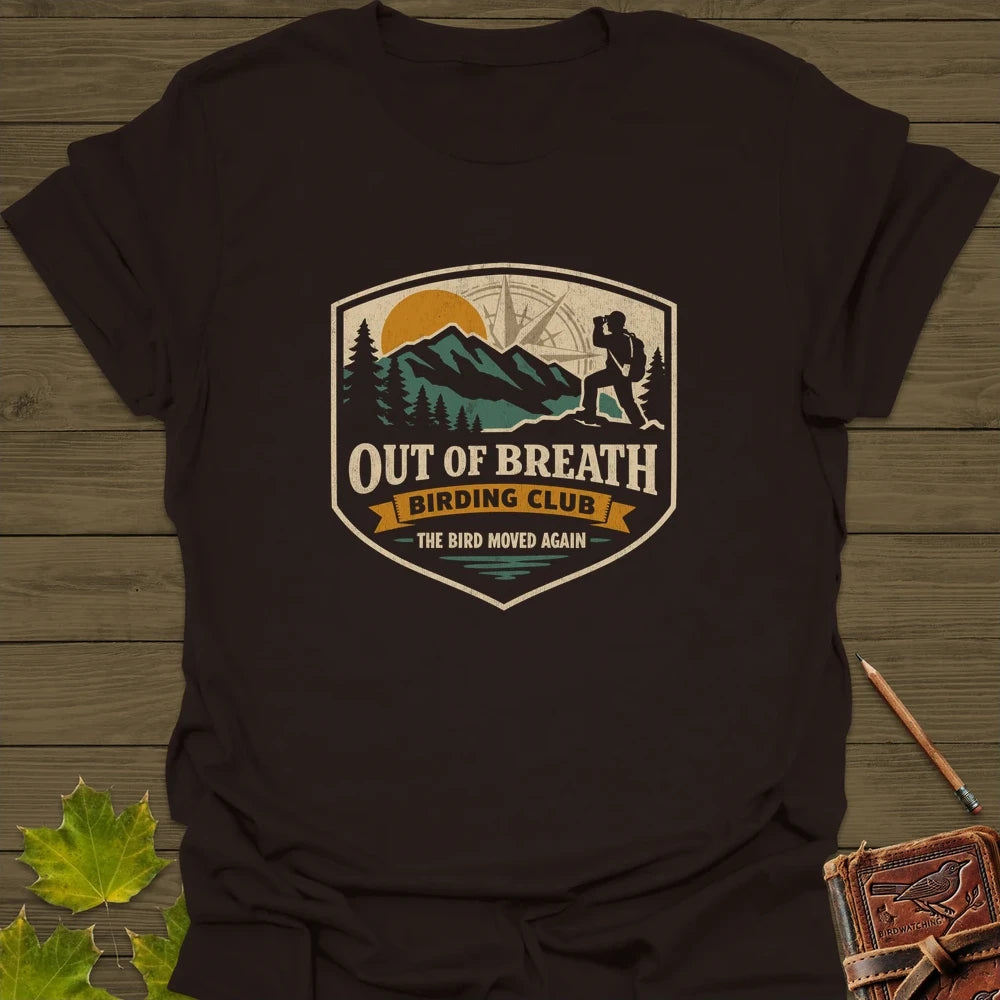 Out Of Breath T-Shirt Dark Chocolate