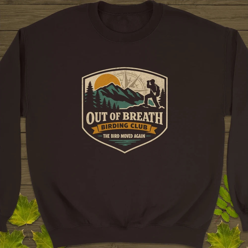 Out Of Breath Sweatshirt Dark Chocolate