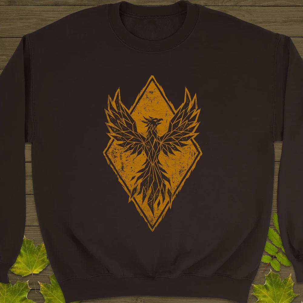 Phoenix Rising Sweatshirt Dark Chocolate
