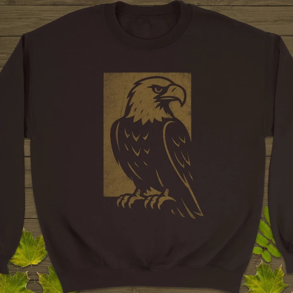Watchful Eagle Sweatshirt Dark Chocolate