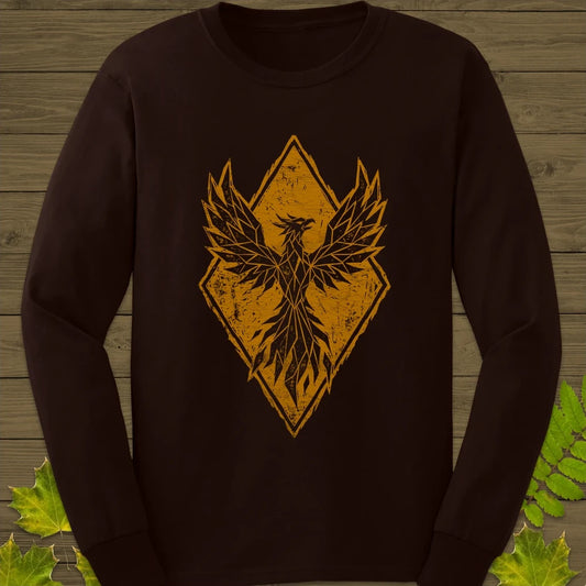 Phoenix Rising Long Sleeve Dark Chocolate