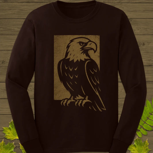 Watchful Eagle Long Sleeve Dark Chocolate