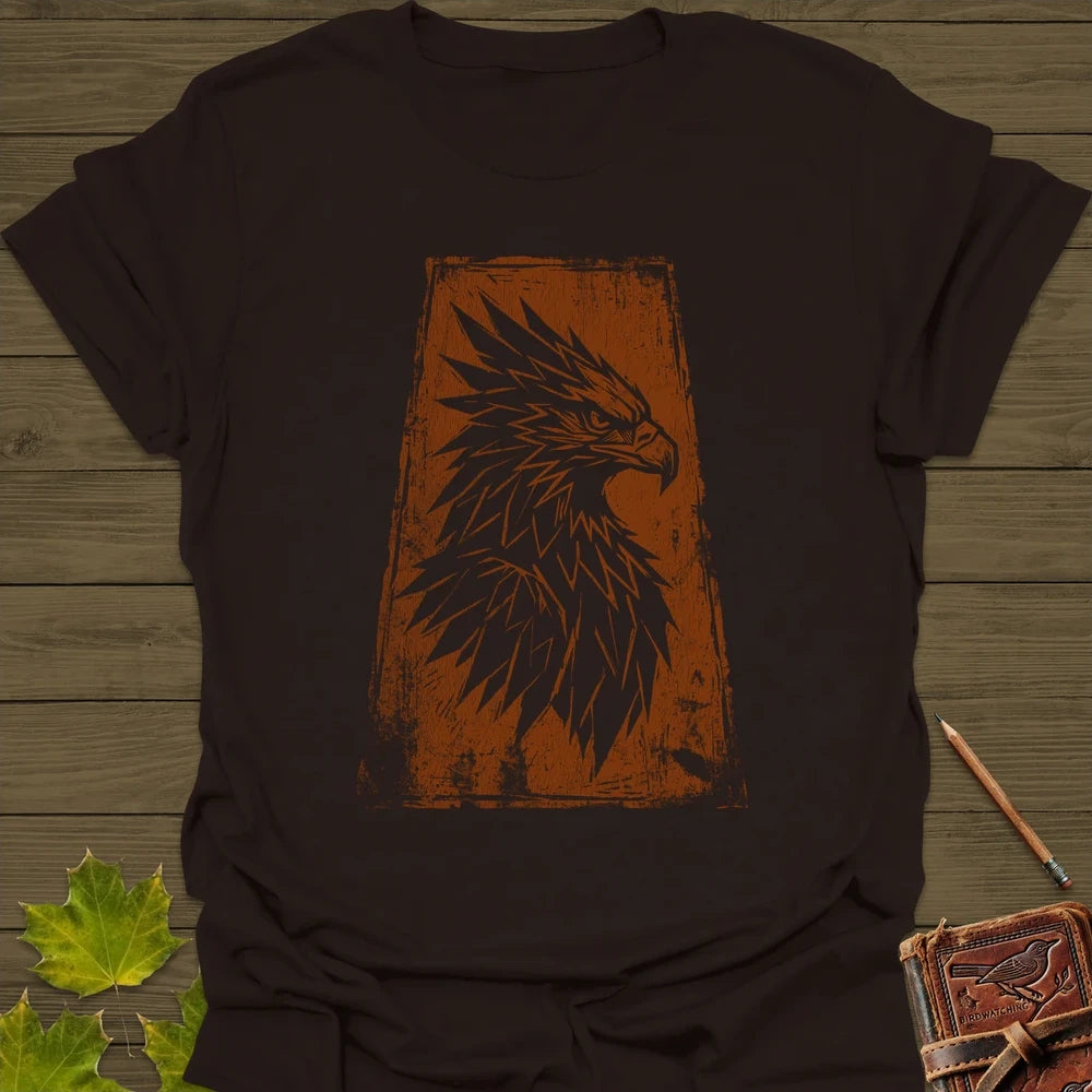 Tribal Eagle T-Shirt Dark Chocolate