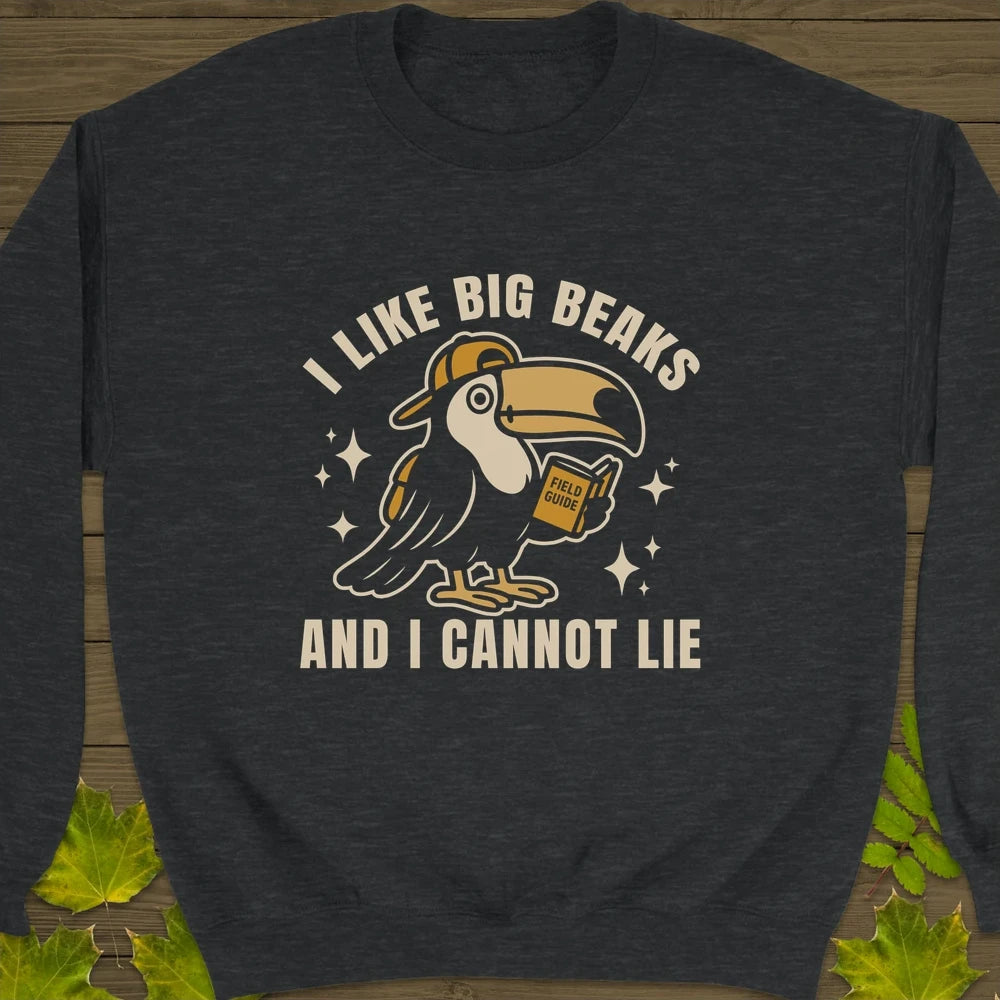 Big Beaks Crewneck Sweatshirt Dark Heather