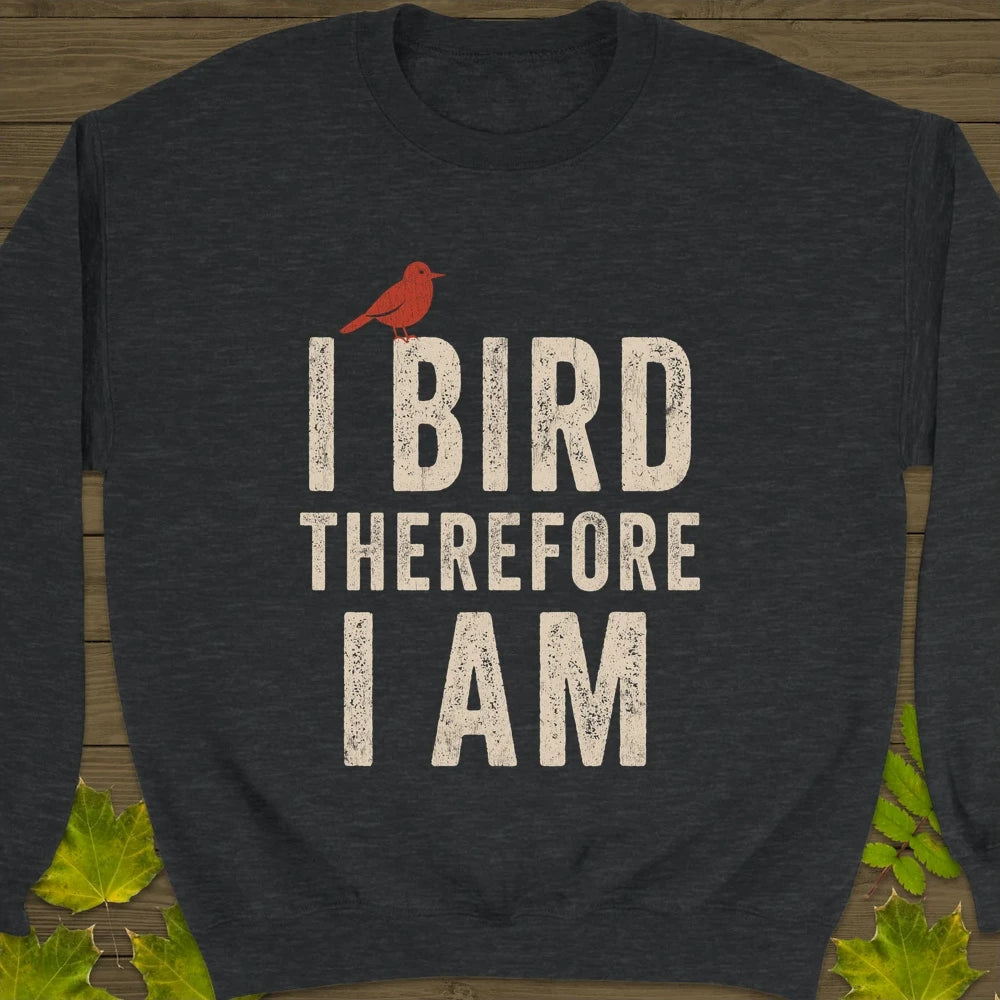 I Bird Crewneck Sweatshirt Dark Heather