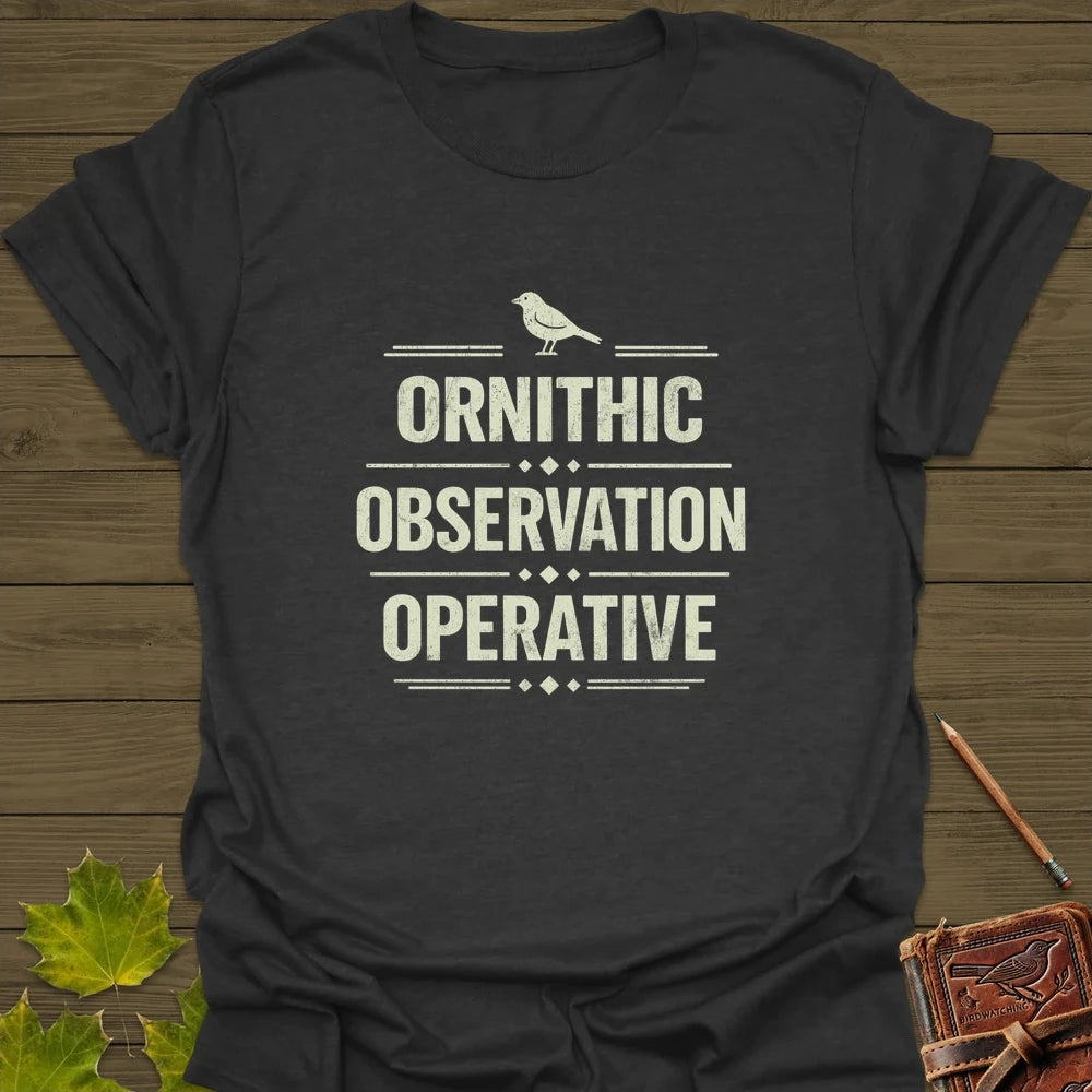Ornithic Observation T-Shirt Dark Heather