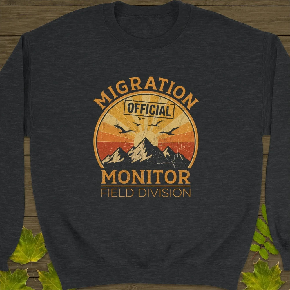 Migration Monitor Sweatshirt Dark Heather