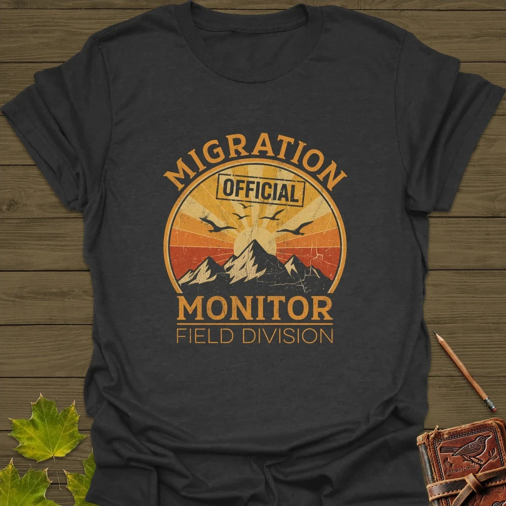 Migration Monitor T-Shirt Dark Heather
