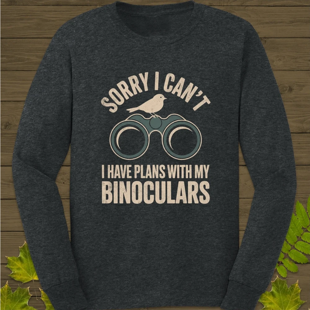 Binoculars Plan Long Sleeve Dark Heather
