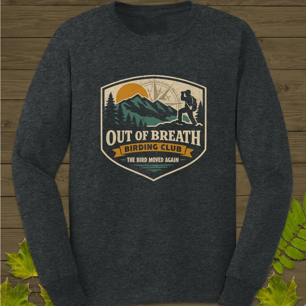 Out Of Breath Long Sleeve Dark Heather