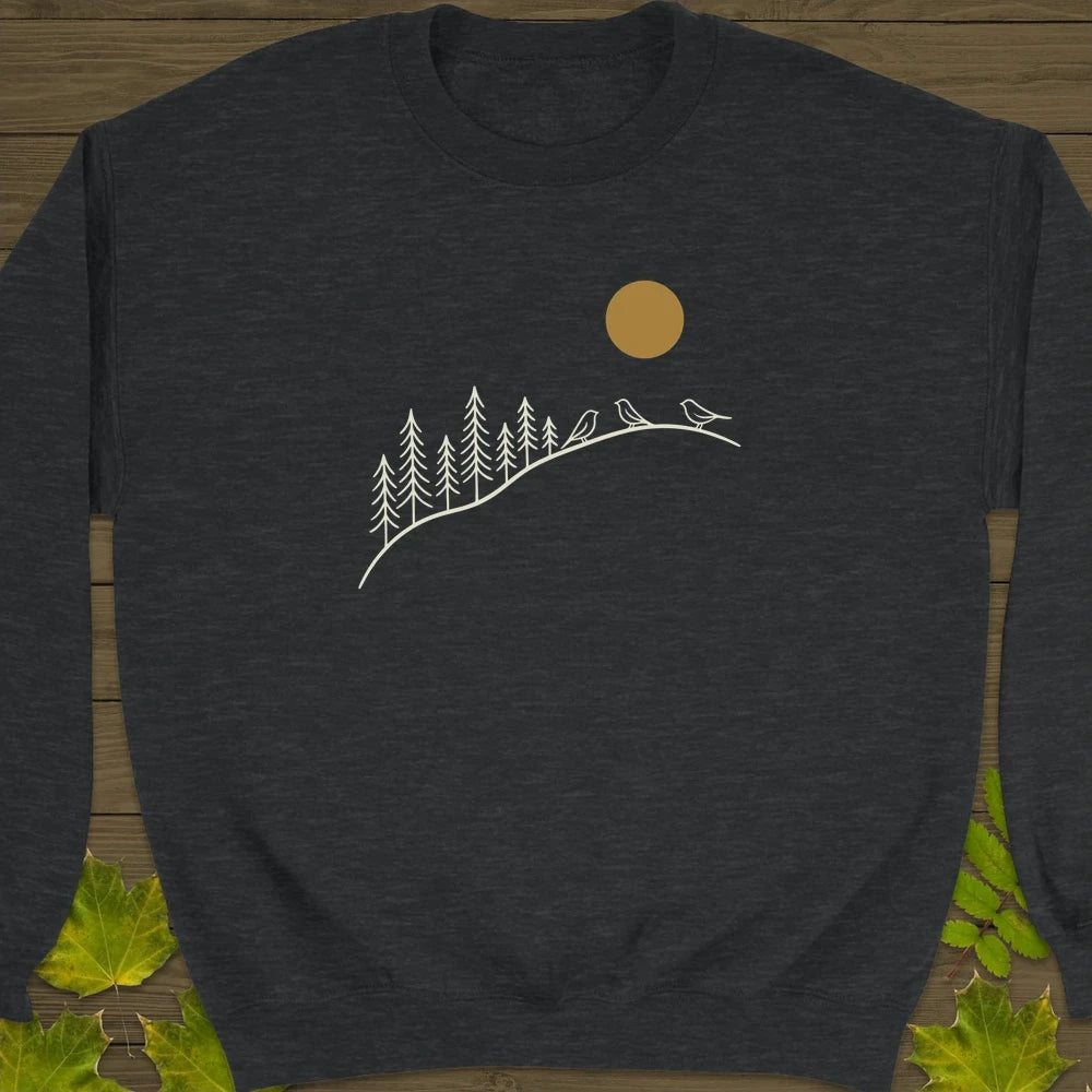 Morning Perch Sweatshirt Dark Heather