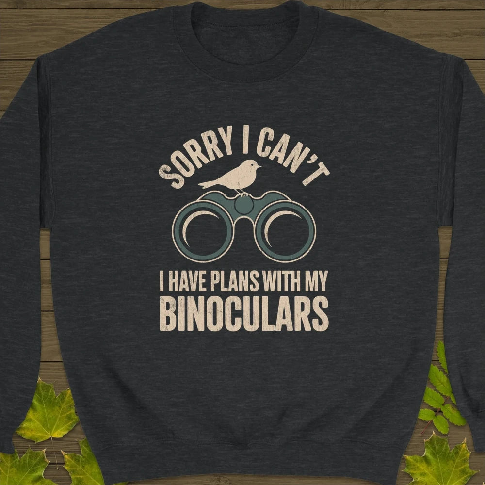 Binoculars Plan Sweatshirt Dark Heather