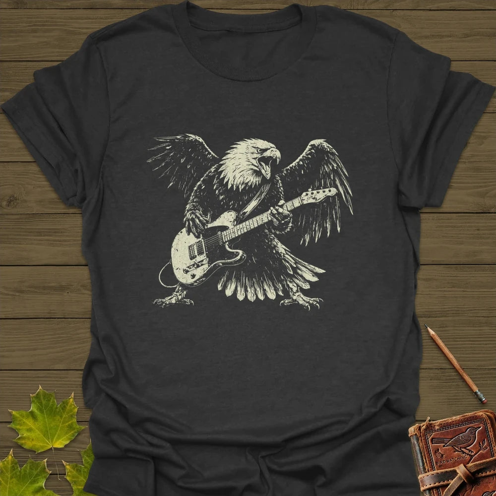 Eagle Guitar Hero T-Shirt Dark Heather