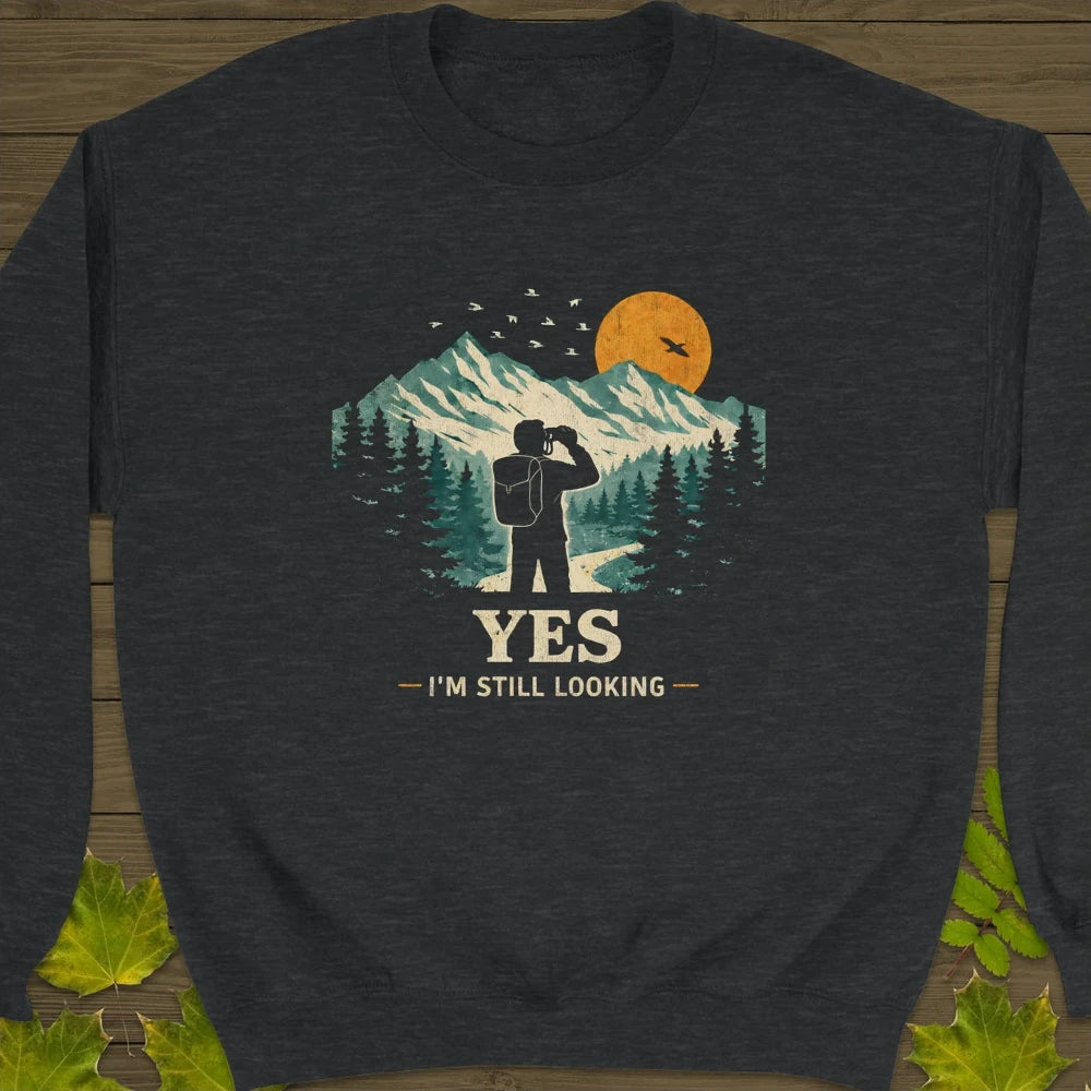 Still Looking Sweatshirt Dark Heather