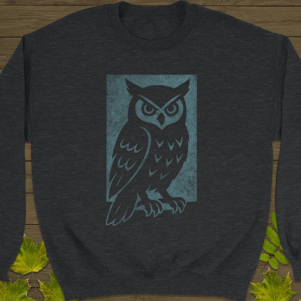Shadow Owl Sweatshirt Dark Heather
