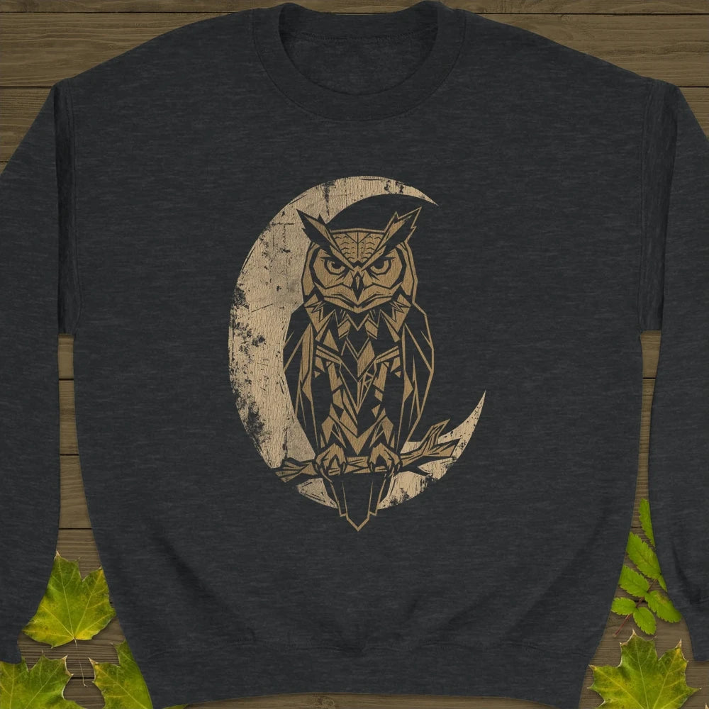 Lunar Owl Sweatshirt Dark Heather
