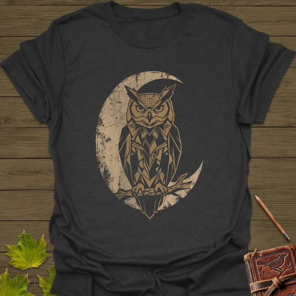 Lunar Owl T-Shirt Dark Heather