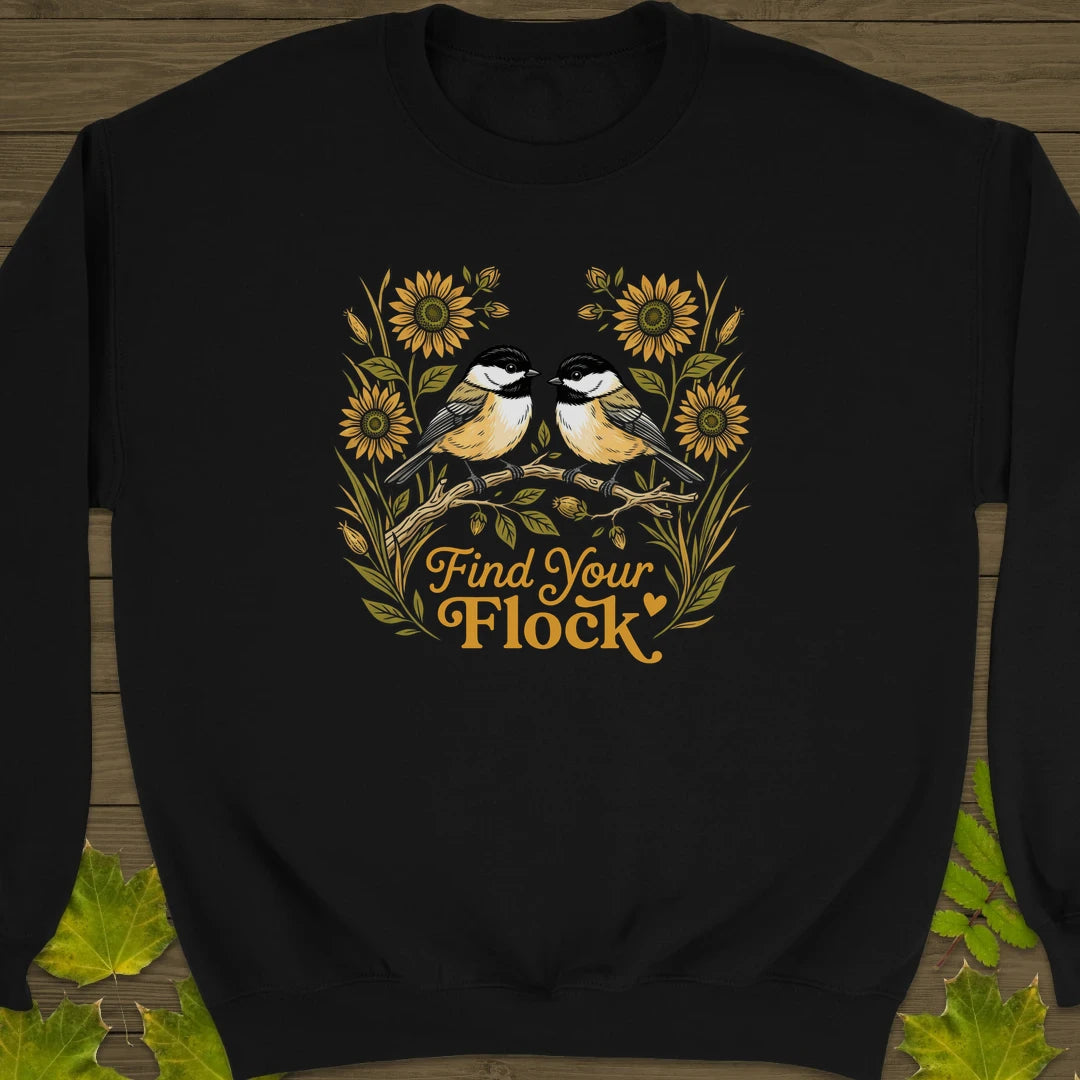 Find Your Flock Sweatshirt Black