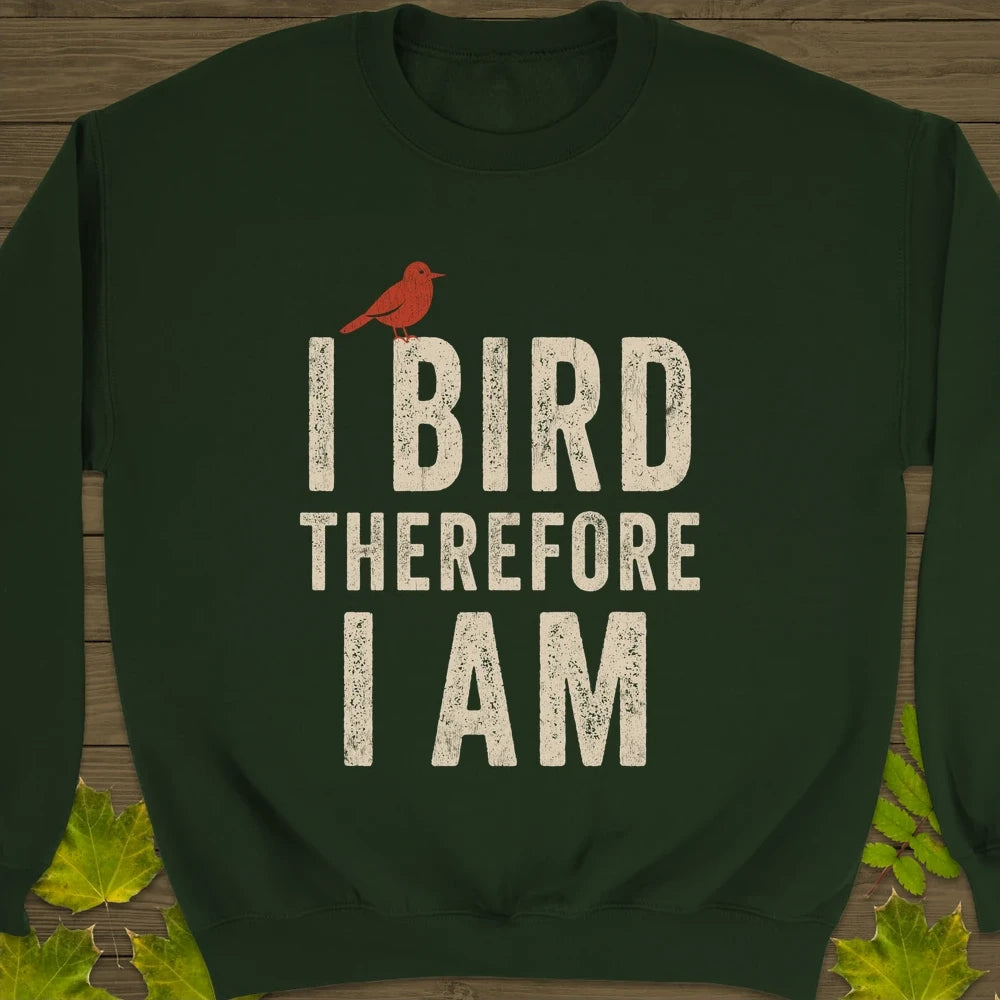 I Bird Crewneck Sweatshirt Forest Green