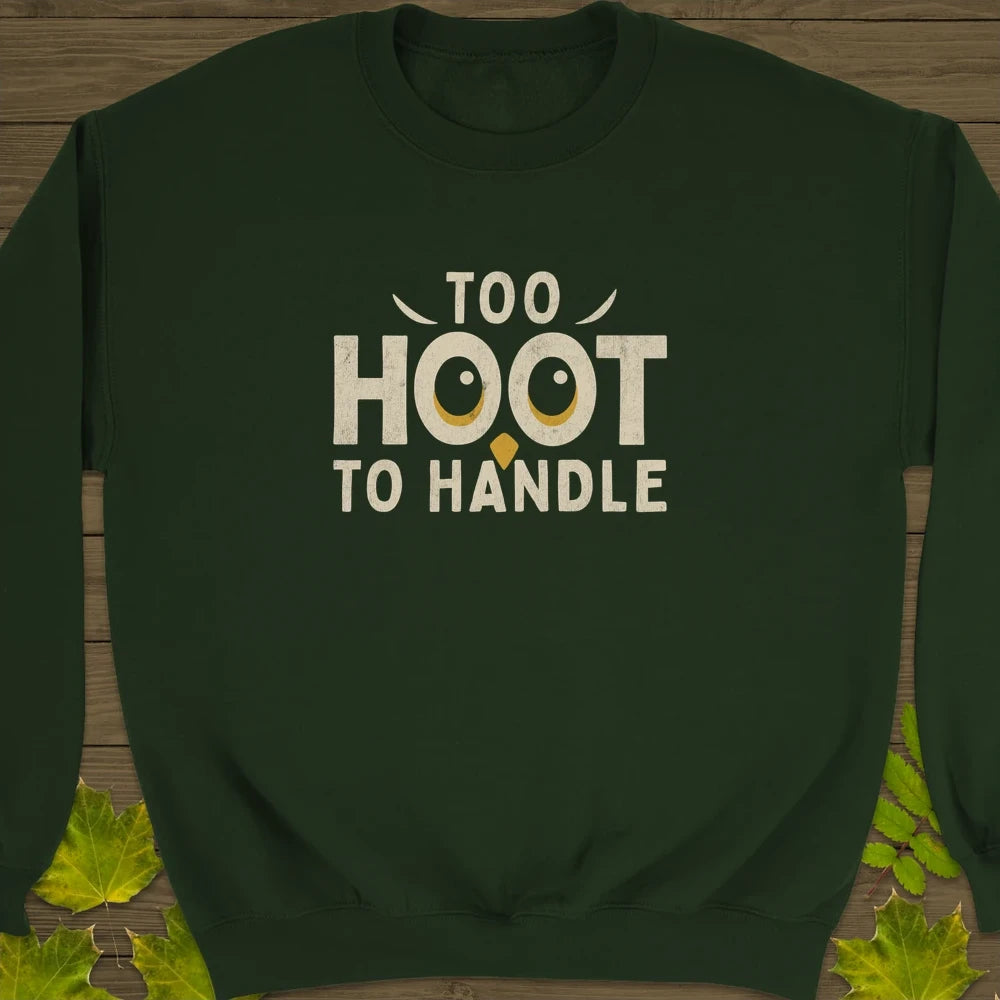Hoot To Handle Crewneck Sweatshirt Forest Green