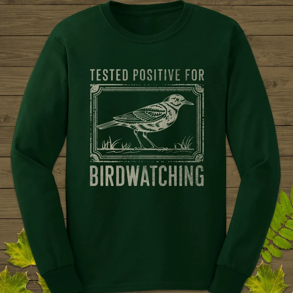Tested Positive Long Sleeve Forest Green
