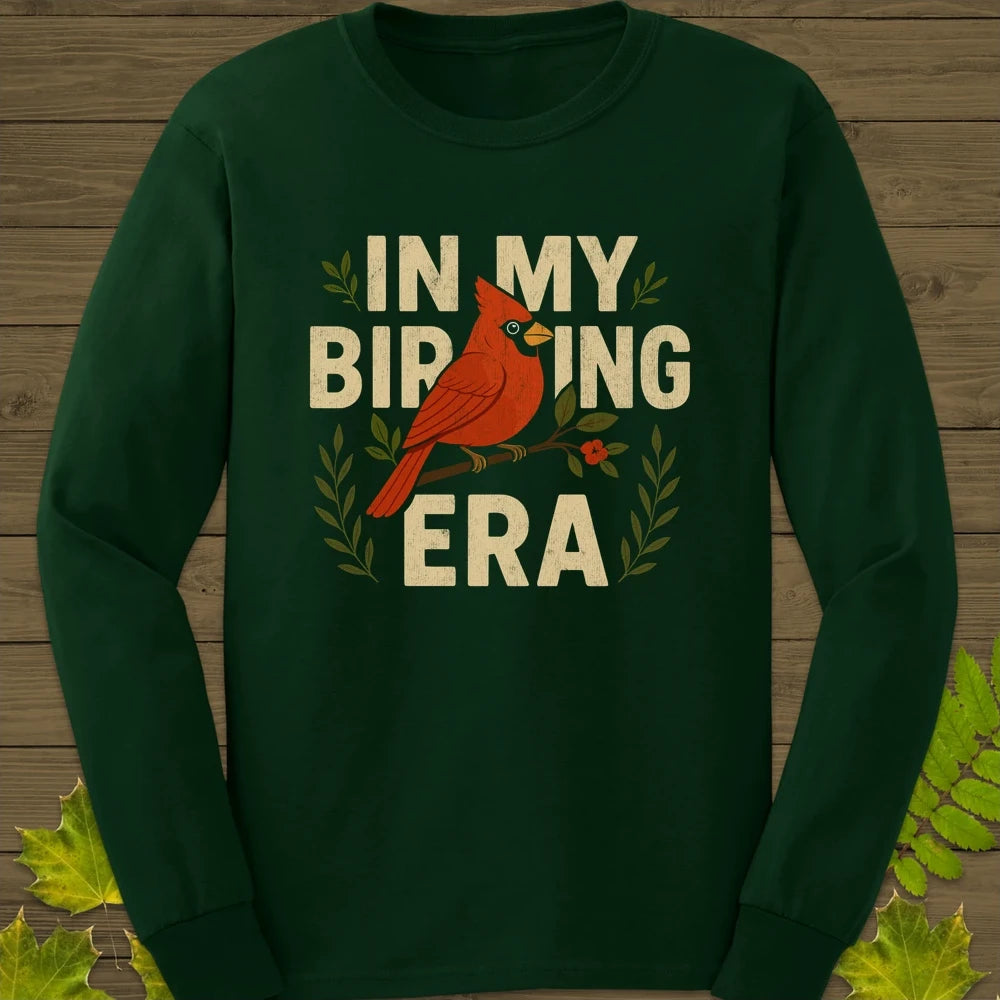 Birding Era Long Sleeve Forest Green