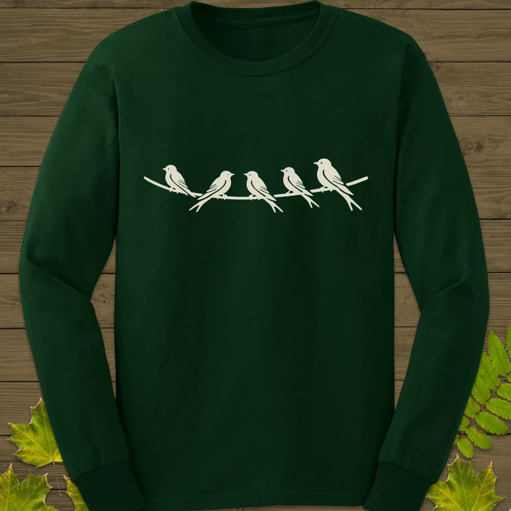 Elegant Perch Long Sleeve Forest Green