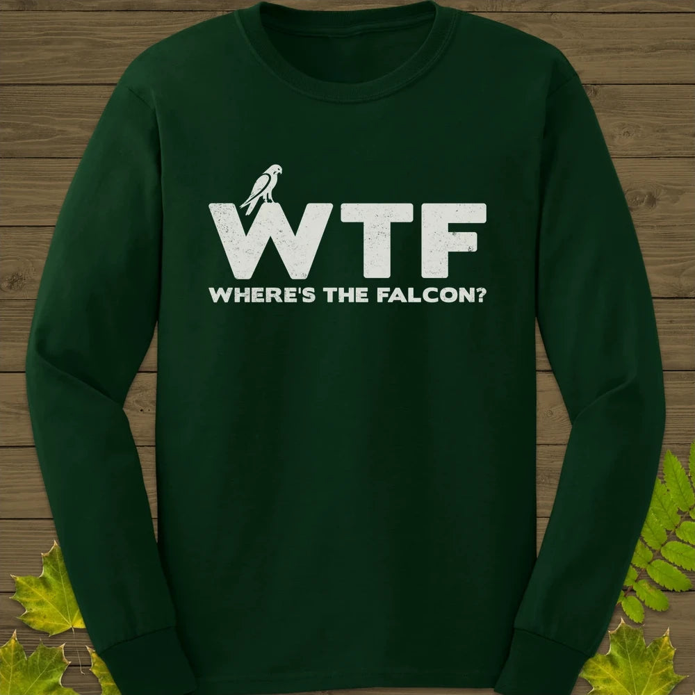 Where's The Falcon Long Sleeve Forest Green