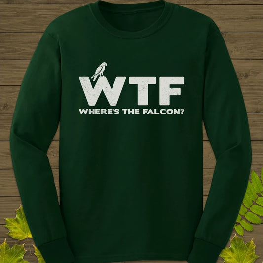 Where's The Falcon Long Sleeve Forest Green