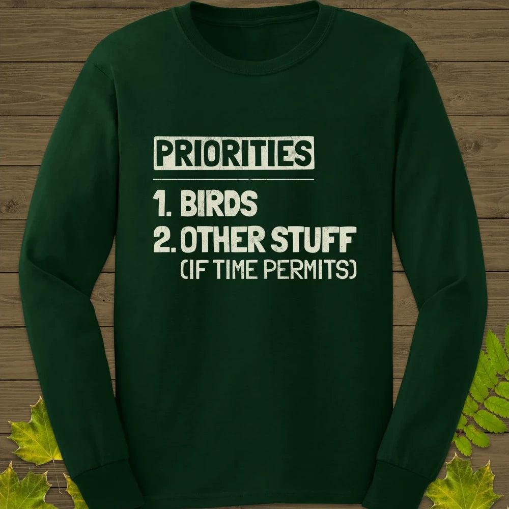 Priorities Long Sleeve Forest Green