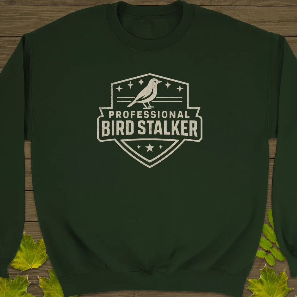 Bird Stalker Crewneck Sweatshirt Forest Green