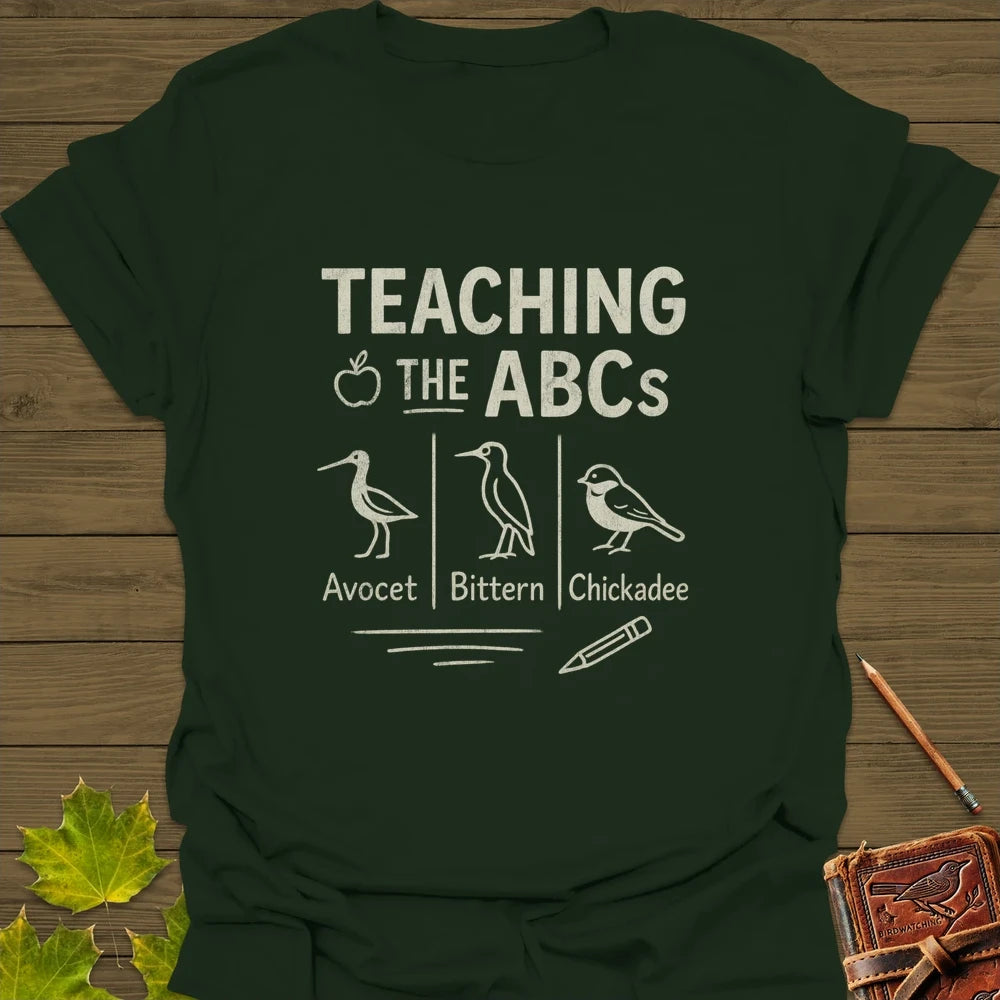Teaching The ABCs T-Shirt Forest Green