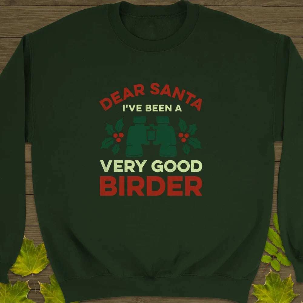Dear Santa Crewneck Sweatshirt Forest Green