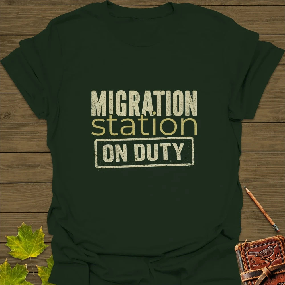 Migration Station T-Shirt Forest Green