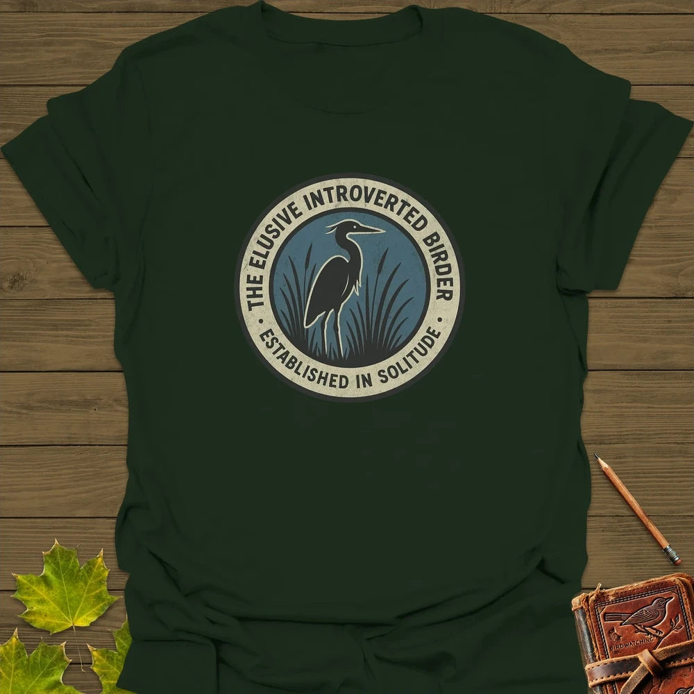 Elusive Birder T-Shirt Forest Green