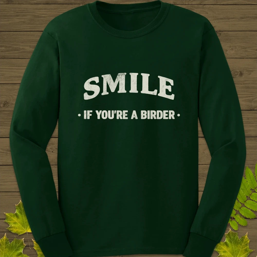 Smile Long Sleeve Forest Green