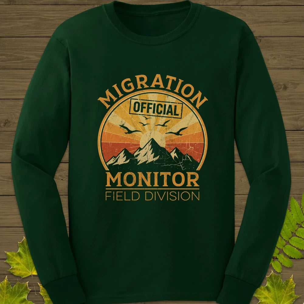 Migration Monitor Long Sleeve Forest Green