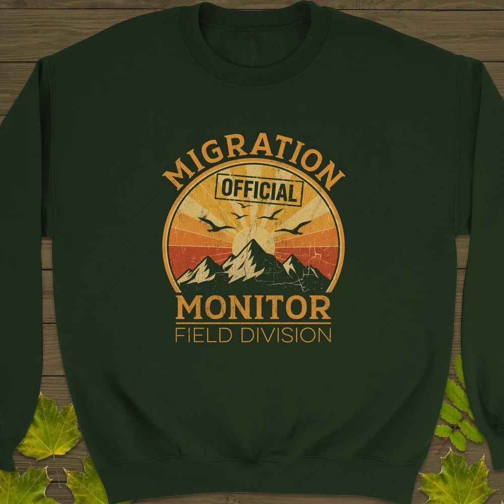 Migration Monitor Sweatshirt Forest Green
