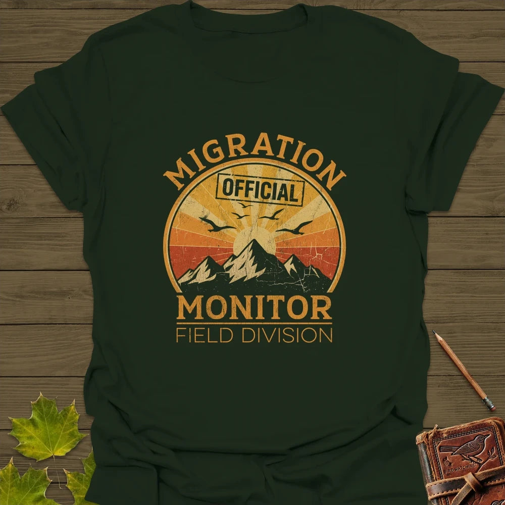 Migration Monitor T-Shirt Forest Green