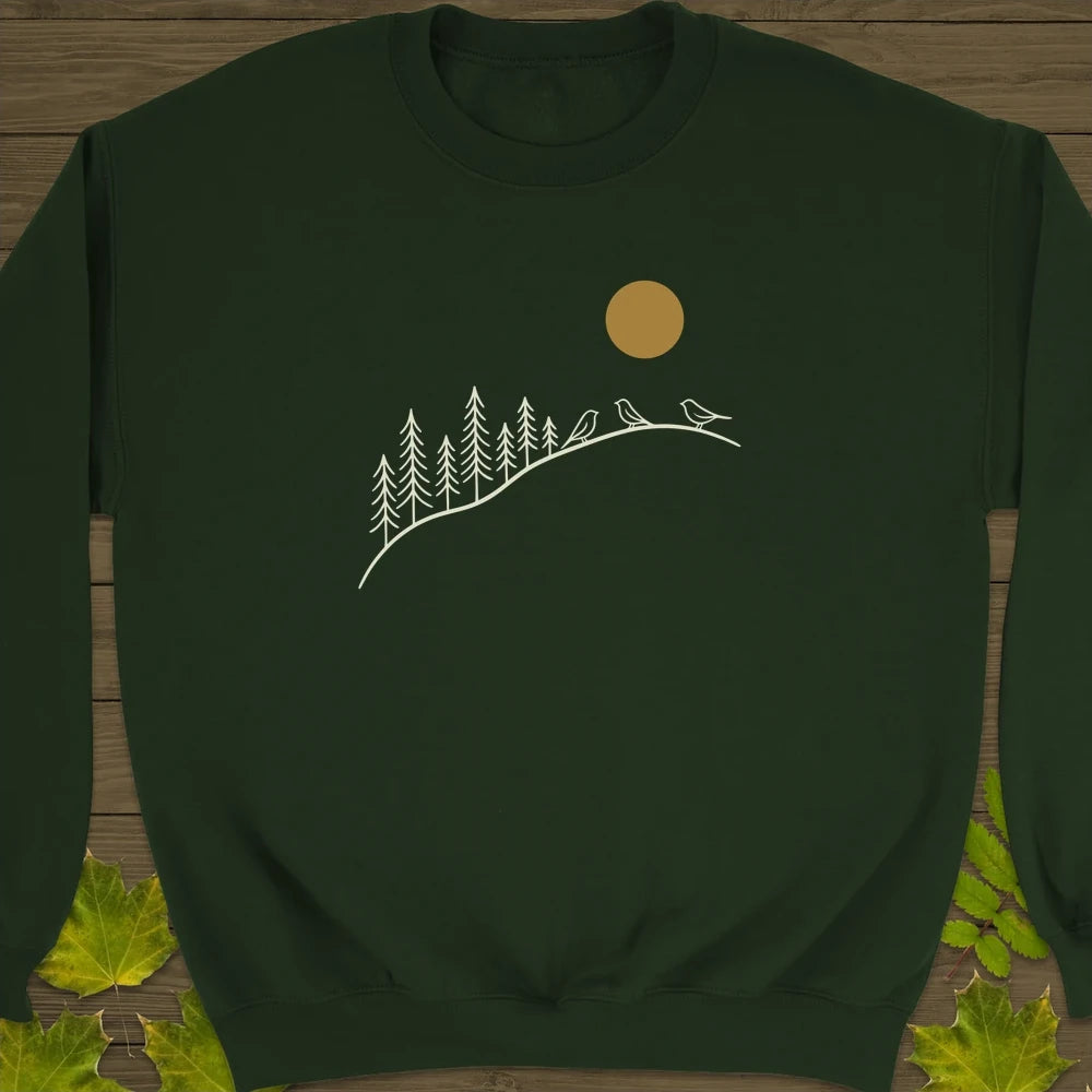 Morning Perch Sweatshirt Forest Green