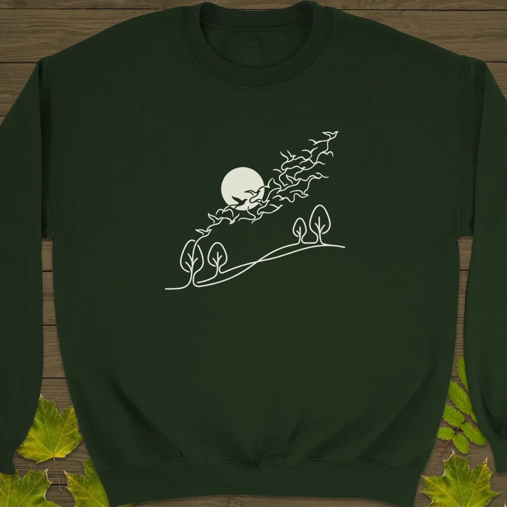 In Flight Sweatshirt Forest Green
