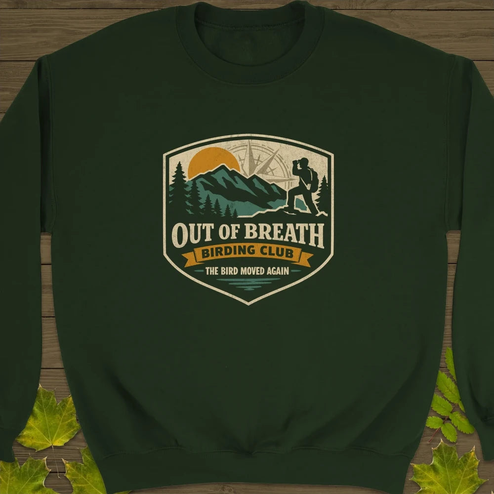 Out Of Breath Sweatshirt Forest Green