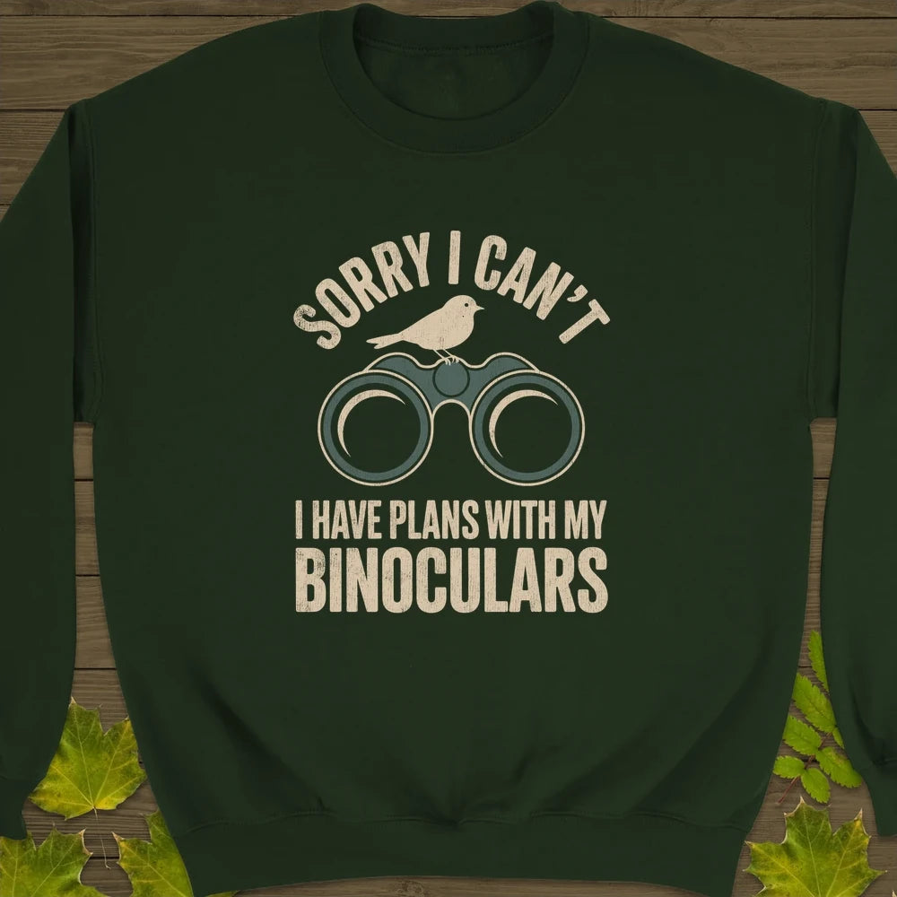 Binoculars Plan Sweatshirt Forest Green